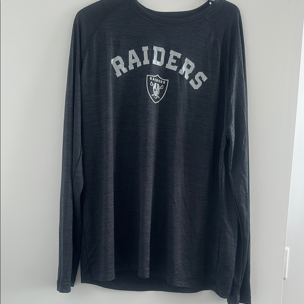 Raiders Black Long Sleeve Shirt